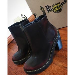 Dr. Martens ‘Magdalena’ Ankle Boot (Cherry Red)